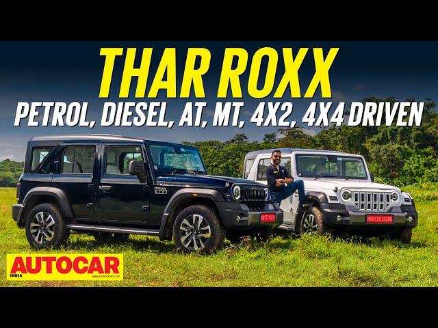 Mahindra Thar Roxx review - One SUV to rule them all | First Drive | Autocar India