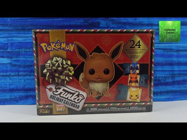 Pokemon Funko 2024 Pocket Pop Advent Calendar Figure Unboxing