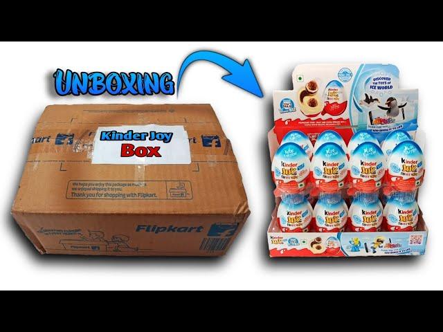 Kinder Joy 16 Pack Box Unboxing - Yummy Lot's of Kinder Joy Surprise Eggs