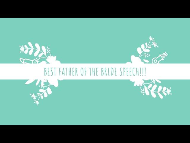 BEST father of the bride speech! Samoan Father of the Bride speech.