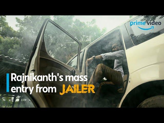 Mass Entry scene from #jailer | #rajnikanth | #primevideo