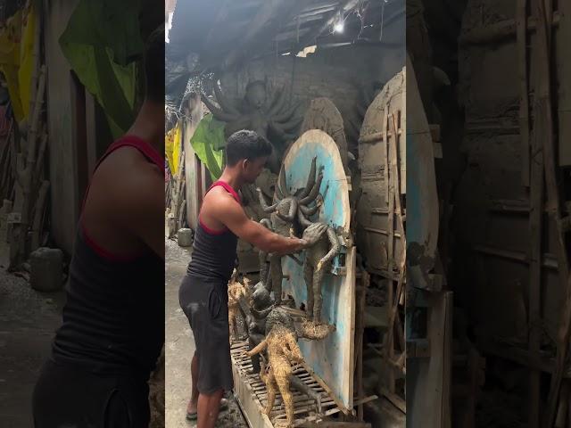 Kumartuli 2025 | Durga Puja 2025 | Durga Idol Making | Kumartuli Durga Thakur Making Durga Puja Song
