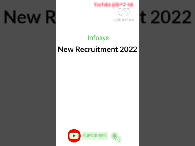 Infosys off campus drive 2022 || Infosys recruitment 2021 batch || Infosys recruitment for 2020