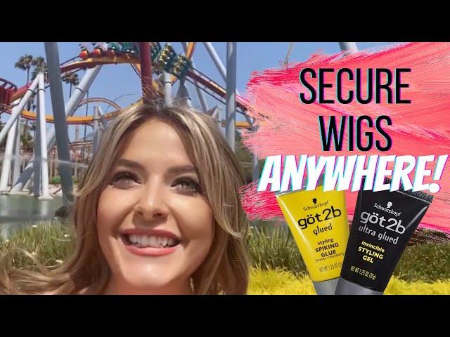 Got2b Glued Gel - Secure a Wig ALL DAY -  Even for Wigs on Roller Coasters with Yellow Or Black Gel!