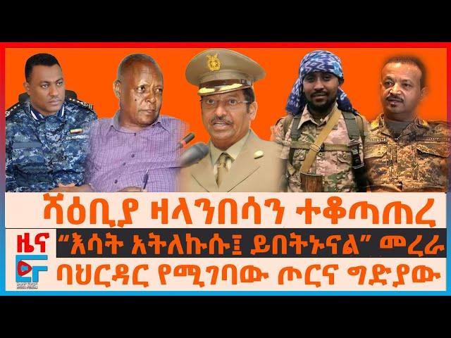 ሻዕቢያ ዛላንበሳን ተቆጣጠረ፣ ባህርዳር የሚገባው ሰራዊትና ግድያው፣ “እስት አትለኩሱ፤ ይበትኑናል”መረራ፣ የ450 ፖሊሶቾ ጉዳይ፣ የተናጥል ድርድሩ| EF