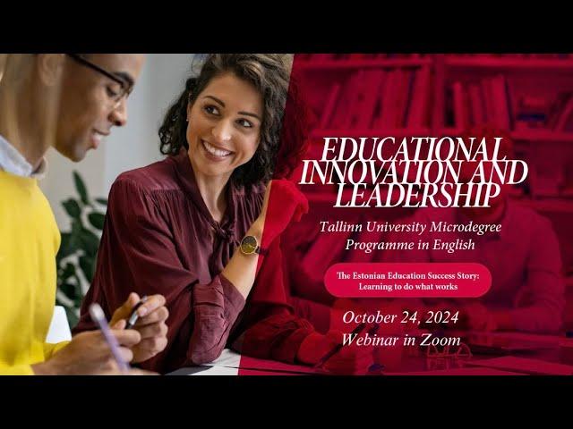 Educational Innovation and Leadership Microdegree Programme webinar