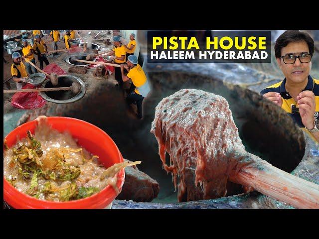 World famous Hyderabadi Haleem | Pista House Haleem Making | Best Haleem in Hyderabad