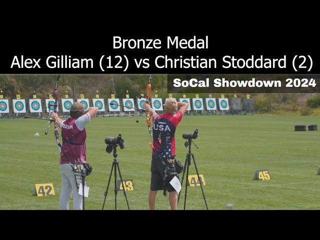 Alex Gilliam vs Christian Stoddard Bronze Medal SoCal Showdown 2024 | Olympic Recurve