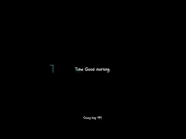 #shorts #viral !! Tohe Good morning tohe Good night !! #new #black #screen #lyrics #status #video