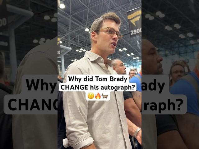 HIDDEN MESSAGE in Tom Brady's autograph?!? 