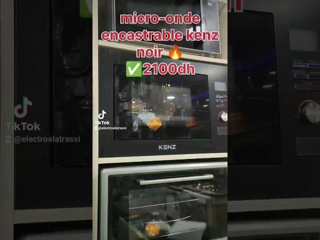 micro-ondes encastrable kenz noir #viral #shorts #fyp #cuisine #mdf