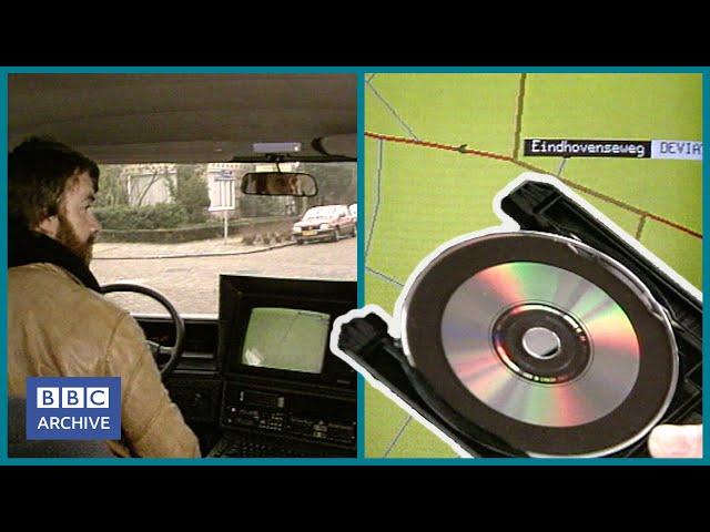 1986: COMPACT DISCS - The future of CAR NAVIGATION? | Top Gear | Retro Transport | BBC Archive