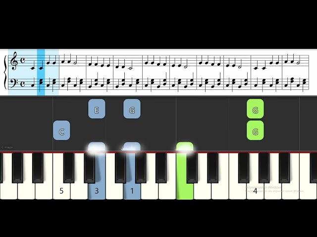 Twinkle, Twinkle, Little Star - Piano Tutorial