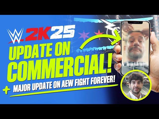 WWE 2K25: Commercial Update, Cover Star & Game Awards, Plus AEW Fight Forever's Future Revealed!