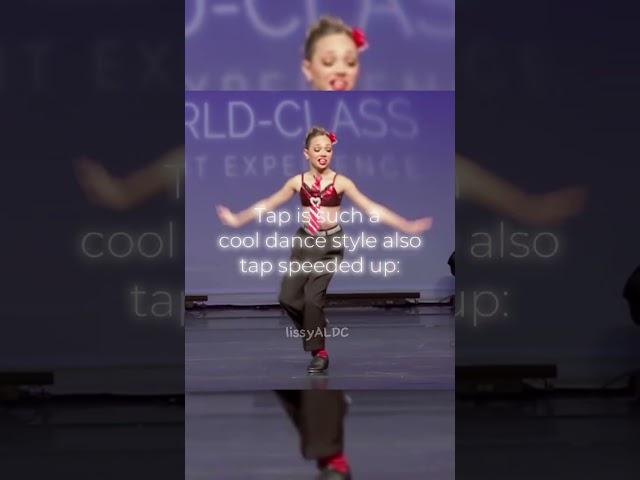 #maddieziegler no hate to tappers I love tap!#aldc #dancemoms #viral