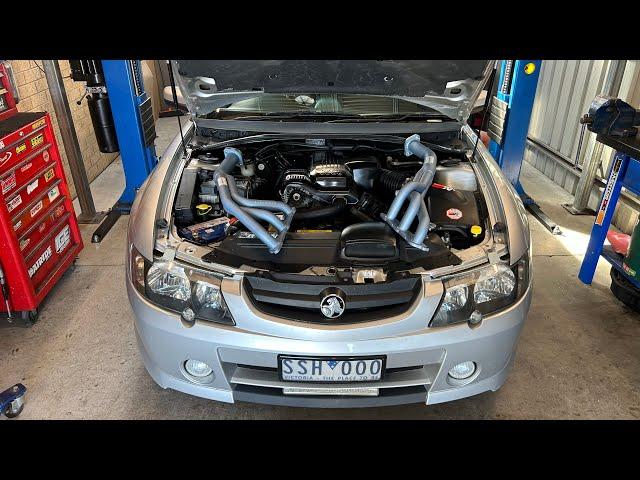 VY Commodore Work Wagon Gets A Pair Of Pacemaker 5059 Extractors