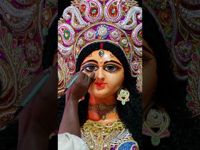 Jagadhatri Idol Painting #shorts