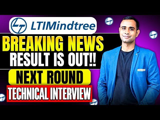 LtiMindtree Result is Out ! LTIMindtree first round result is Out 