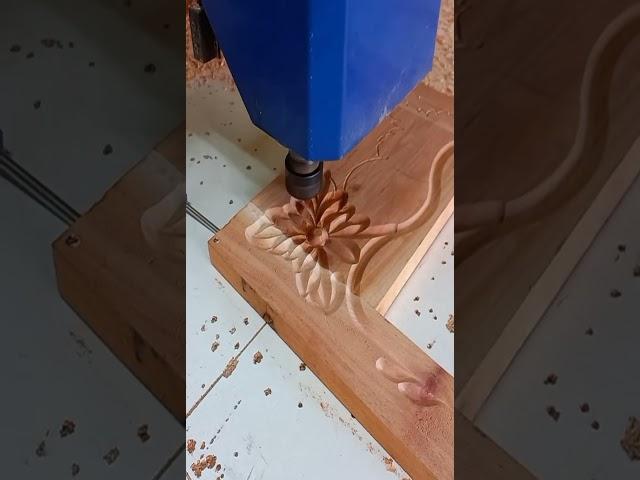 cnc flower design #shorts