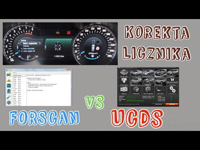 Korekta Przebiegu - Ford Mondeo mk5 (2015) - Forscan & UCDS pro+