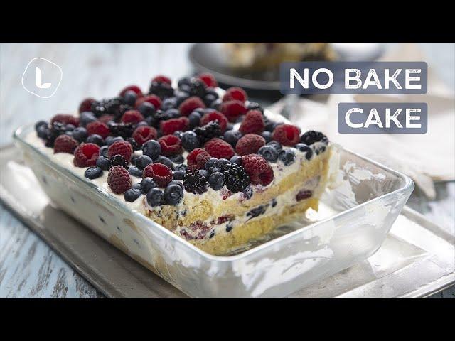 No Bake Yogurt and Berry Cake | Food Channel L Recipes