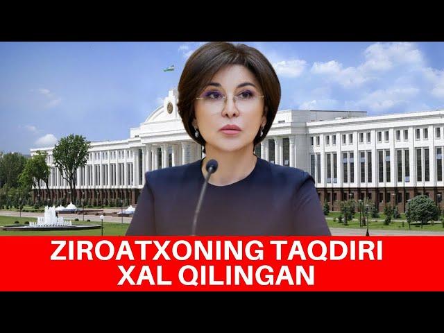 Ziroatxoning Taqdiri Xal Qilingan