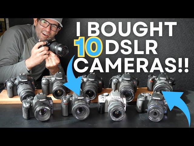 I Spent $800 on 10 DSLR cameras, Can I Double my Money?