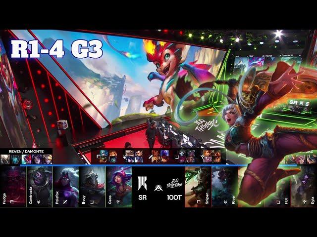 100T vs SR - Game 3 | Round 1 LTA Spring 2025 Split 2 | 100 Thieves vs Shopify Rebellion G3 full