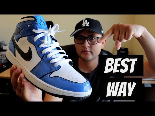 How To Lace Jordan 1 Mid!