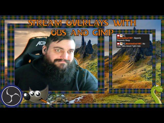 OBS Stream Overlay With GIMP 2 10 38   2024