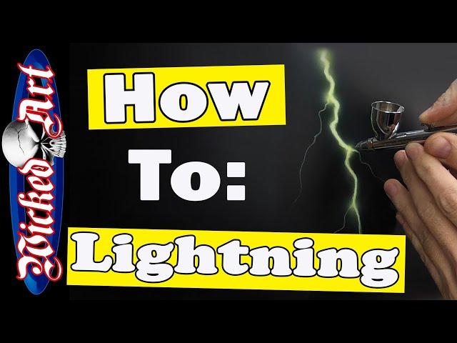 Airbrush Lightning Tutorial (Part 1)