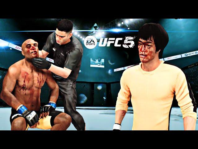 BRUCE LEE vs ANDERSON SILVA  Who Wins the Most EPIC Fight Ever?!  | EA SPORTS UFC 5 | MR. JOJO