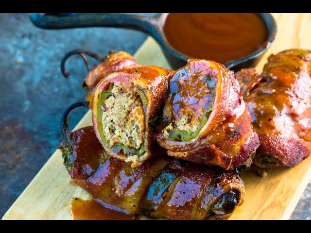 The Best Texas Twinkies Recipe! - Barbecued Bacon Wrapped Jalapenos - Step By Step