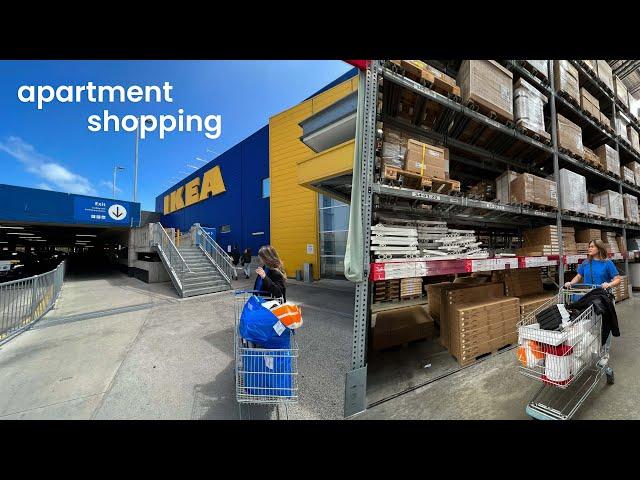 vlog • shopping for my new apartment in melbourne —ikea, target, kmart, big w haul!