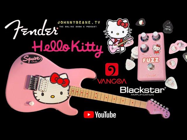 Fender Squier Hello Kitty Stratocaster & Fuzz Pedal Demo and Review! #HelloKitty 11/30/24