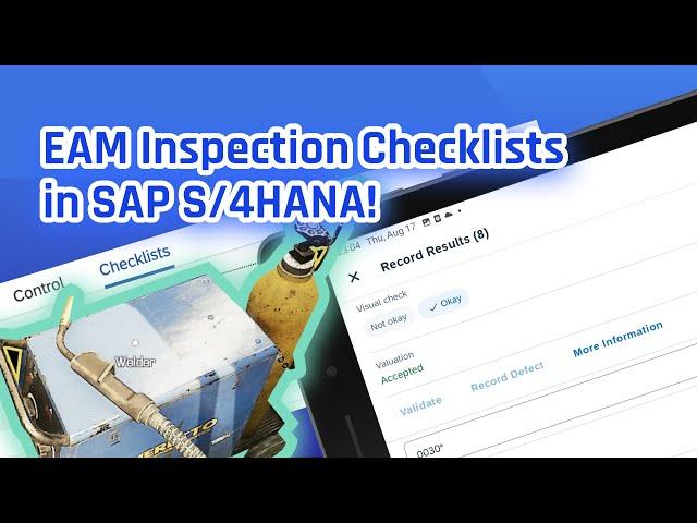 SAP EAM Inspection Checklists in SAP S/4HANA