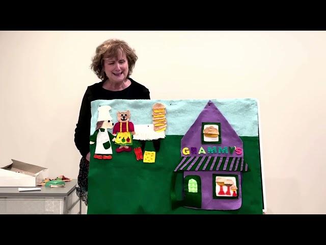 Felt Board Lady Storytelling: Grammy's Secret Ingredient #youtubekids #storyforchildrens #cookies