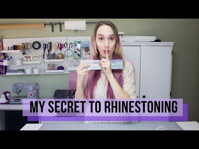 MY SECRETS TO RHINESTONING: Learn how I apply Rhinestones in TWO ways.