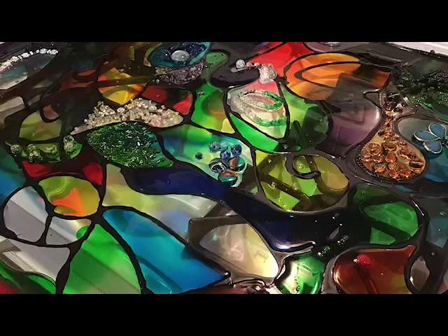 Faux Stained Art Glass