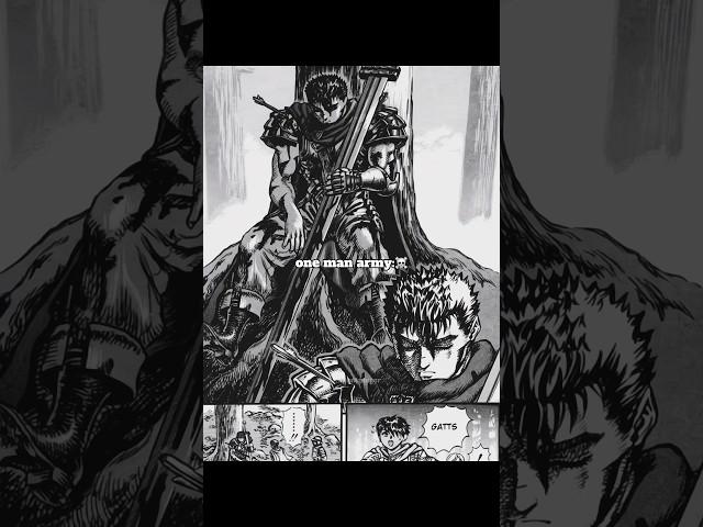 “Guts vs. 100 Soldiers ️ | The Most Insane Berserk Scene Ever! ” #guts #manga #berserk