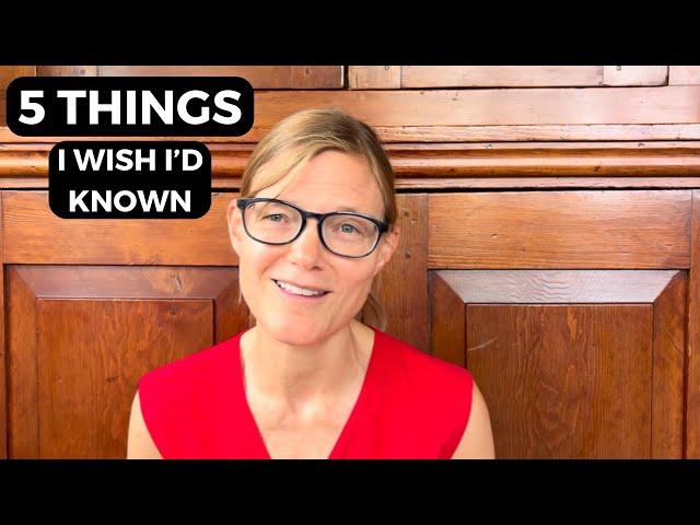 5 Things I Wish I'd Known as an Assistant Professor