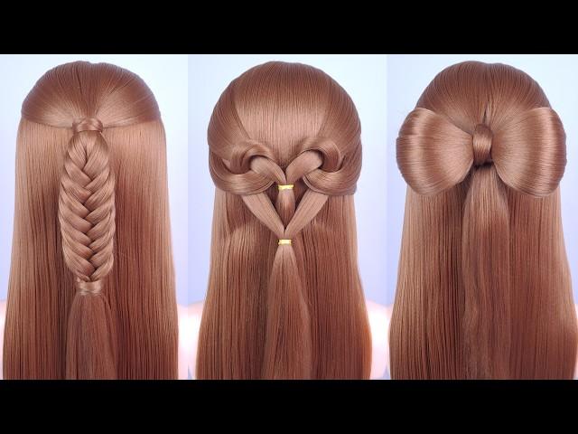 Simple Daily Using Hairstyle Tutorial | New Simple Hairstyle For Beginners | Trendy Hairstyles