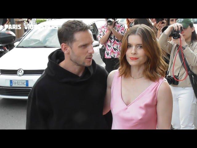 Jamie Bell with Kate Mara @ Milan Fashion Week 16 june 2024 show JW Anderson