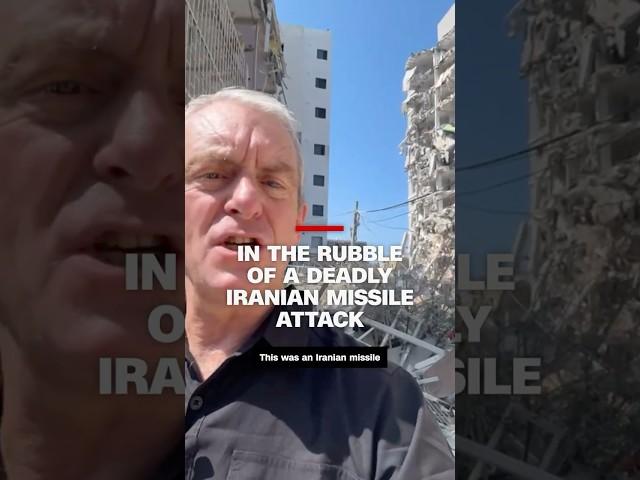 In the rubble of a deadly Iranian missile attack