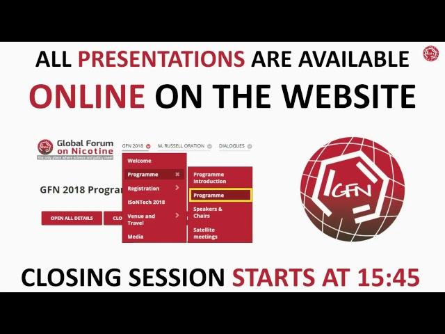 Global Forum on Nicotine 2018