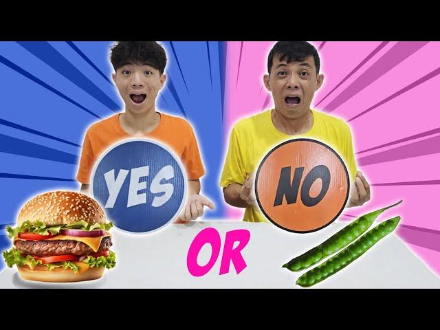 TANTANGAN YES OR NO ! 24 JAM MAKAN MENTAH VS PEDAS !