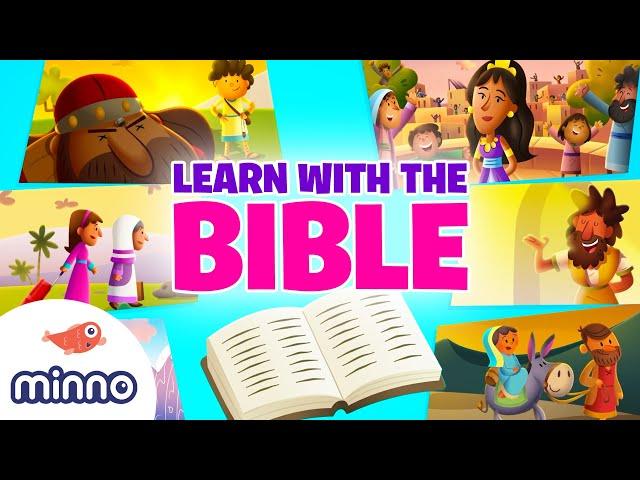 Learn ABC, Counting & Colors with the Bible + Sunday School Songs & 90 Minutes of Kids Bible Stories