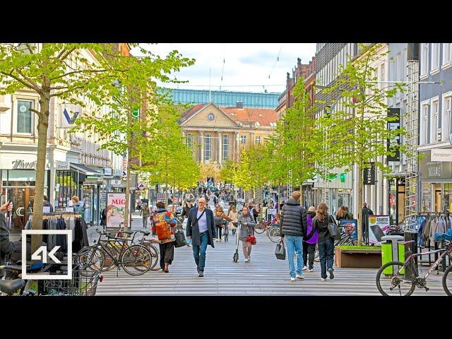   Aarhus, Denmark - City Center 4K Walking Tour - May 2023