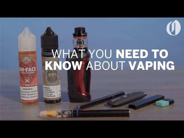 What you need to know about the vaping epidemic