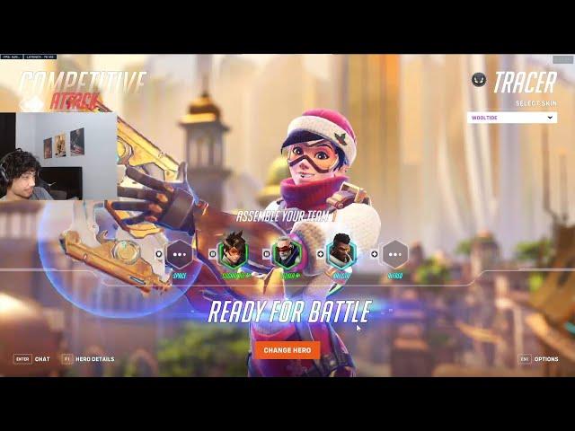 37 ELIMS! Sugarfree INSANE Tracer Season 8 Top 500 Gameplay Overwatch 2